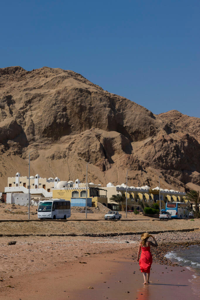 Ciudad de Dahab en la Península del Sinaí - Egipto